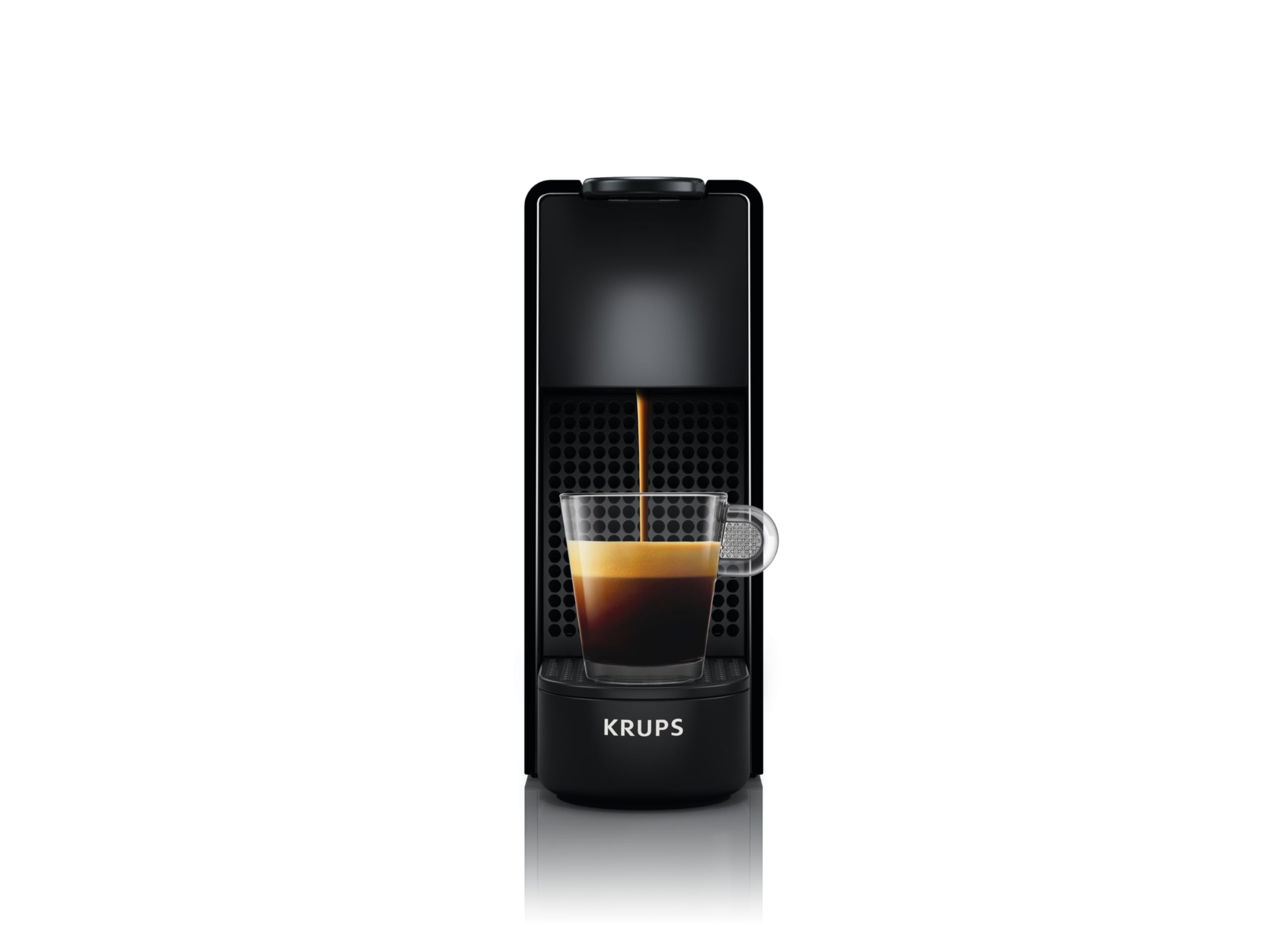 Velustro - Machine à Café Essenza Mini Noir, 19 Bars, Design Compact, Expresso et Lungo, Arrêt Automatique, YY2910FD