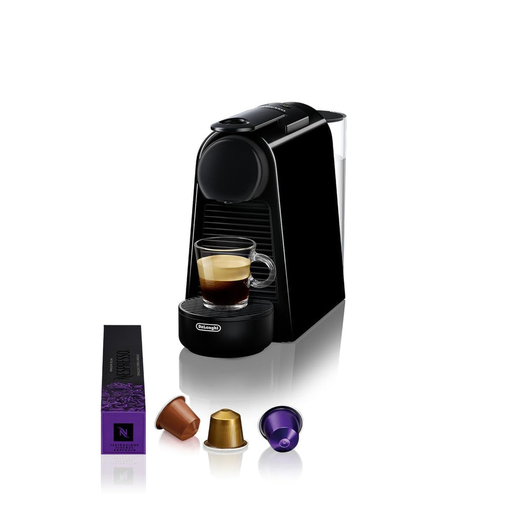 Velustro - Machine à Café Essenza Mini Noir, 19 Bars,Expresso et Lungo, Arrêt Automatique, EN85.B, Noir