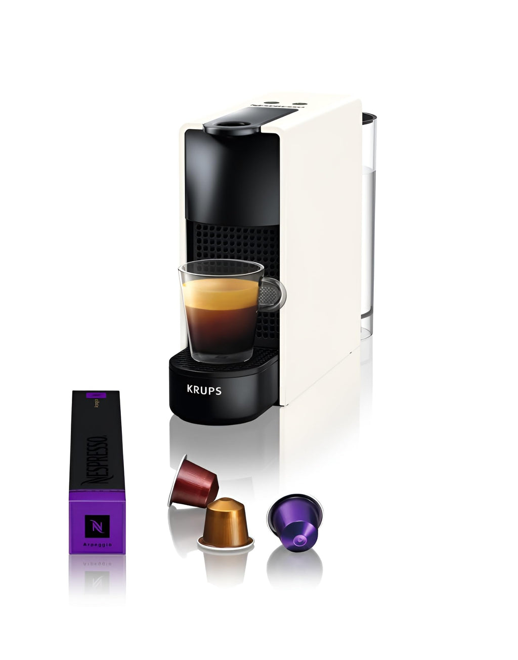 Velustro - Machine à Café Essenza Mini Blanche, 19 Bars, Expresso et Lungo, YY2912FD, Blanc