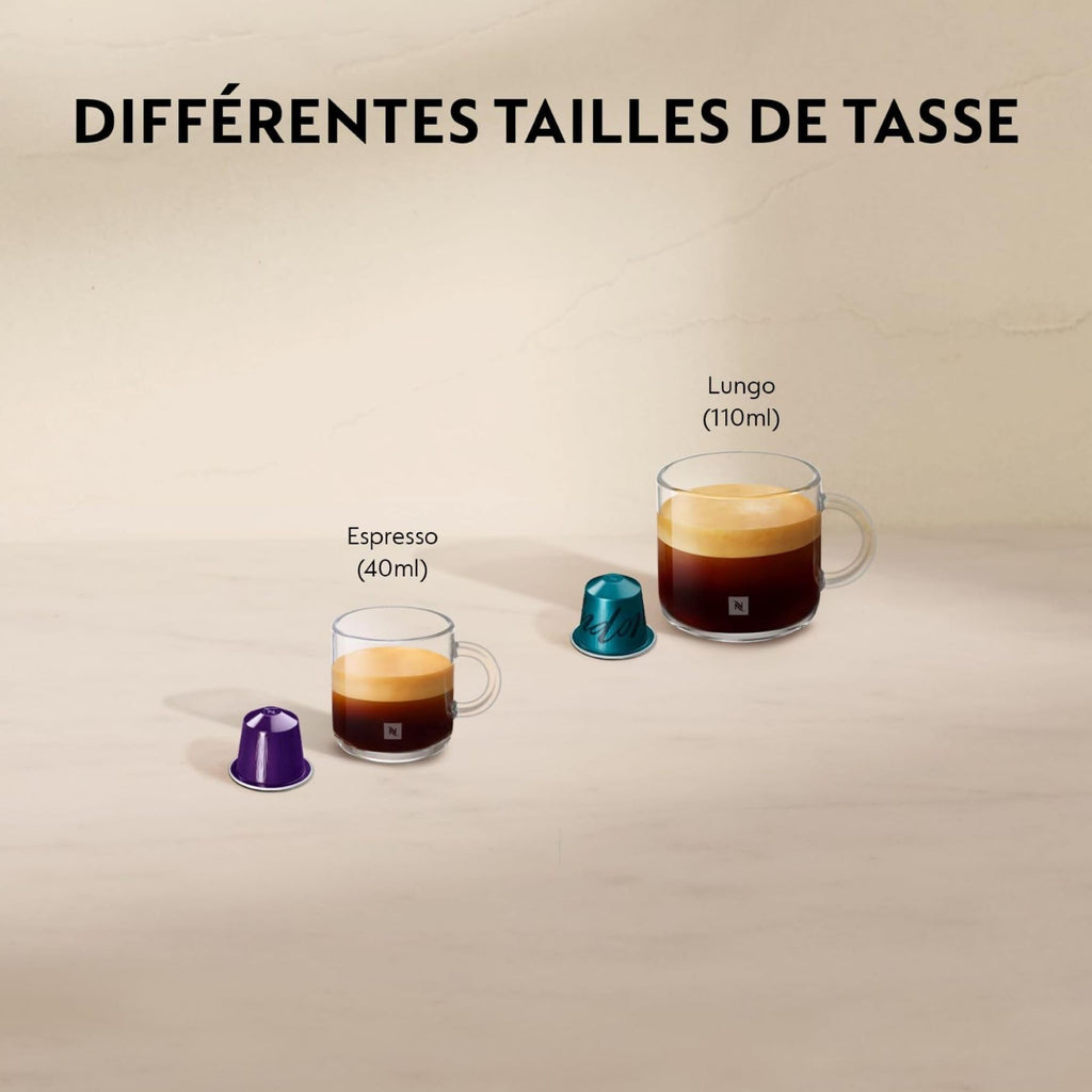 Velustro - Machine à Café Essenza Mini Noir, 19 Bars,Expresso et Lungo, Arrêt Automatique, EN85.B, Noir