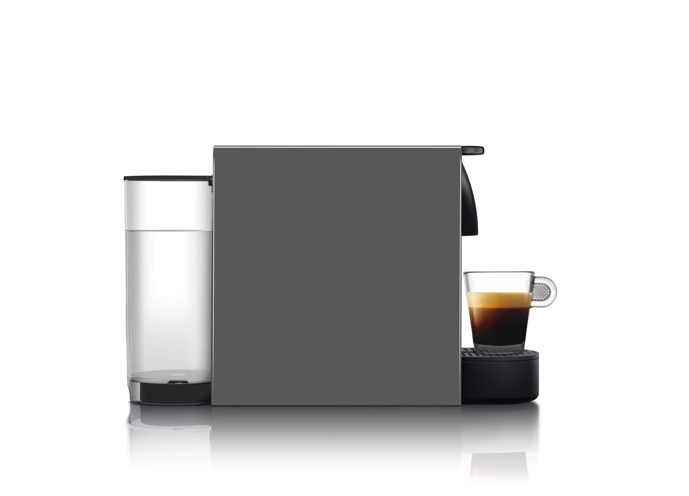 Velustro - Mini-machine à café à capsules Essenza, 0,6 L, 19 bars, XN110BRD, Noir, Gris