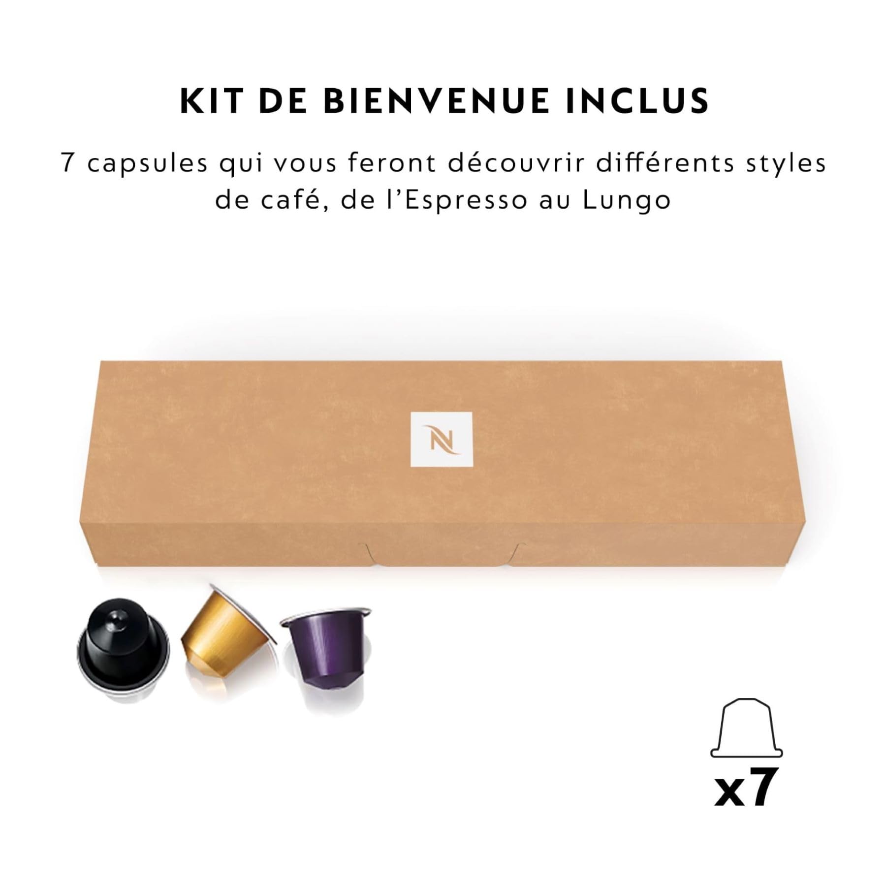 Velustro - Machine à Café Essenza Mini Noir, 19 Bars,Expresso et Lungo, Arrêt Automatique, EN85.B, Noir