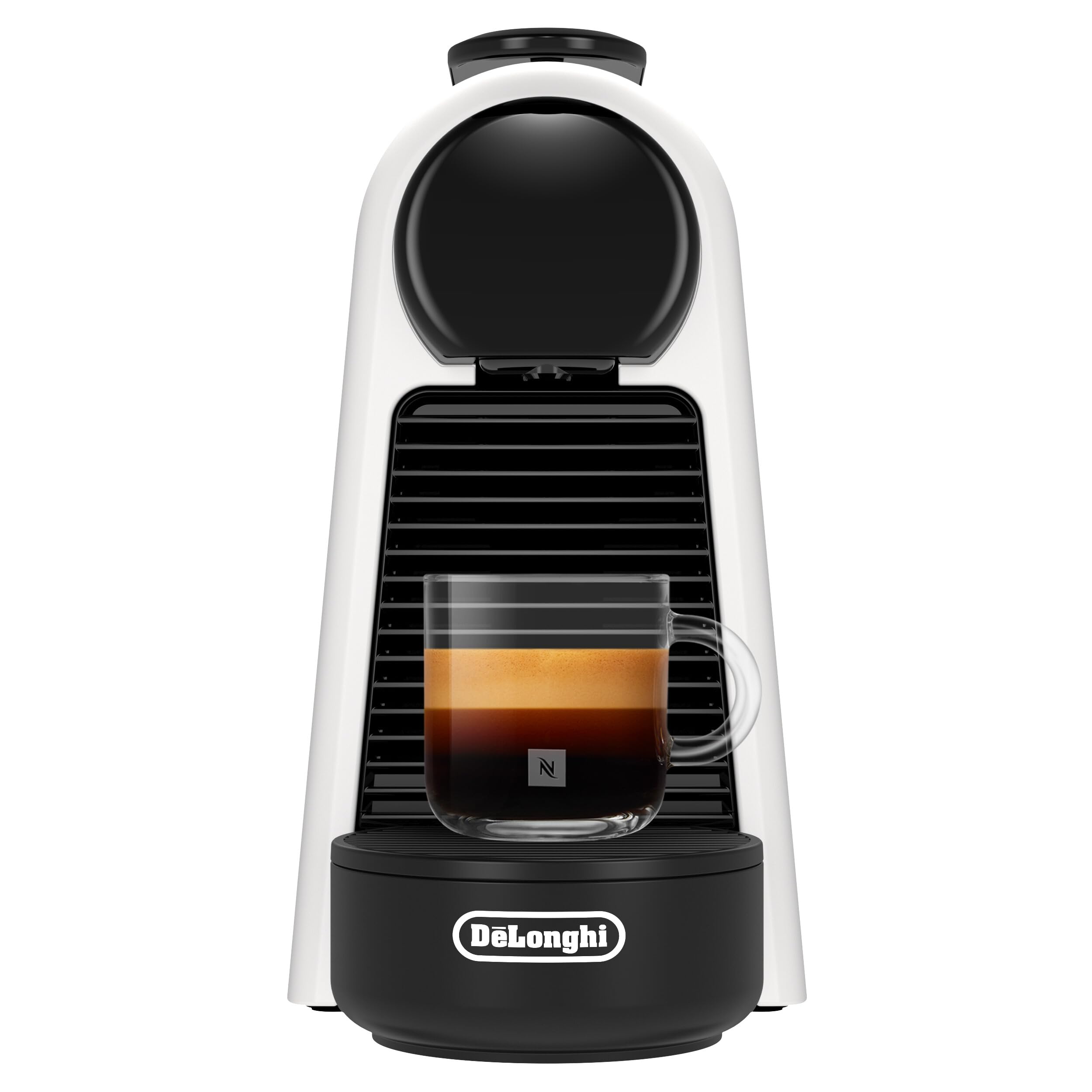 Velustro - Essenza Mini Machine à café automatique, machine à capsules monotasse, pression 19 bars, blanc mat, EN85.WMT