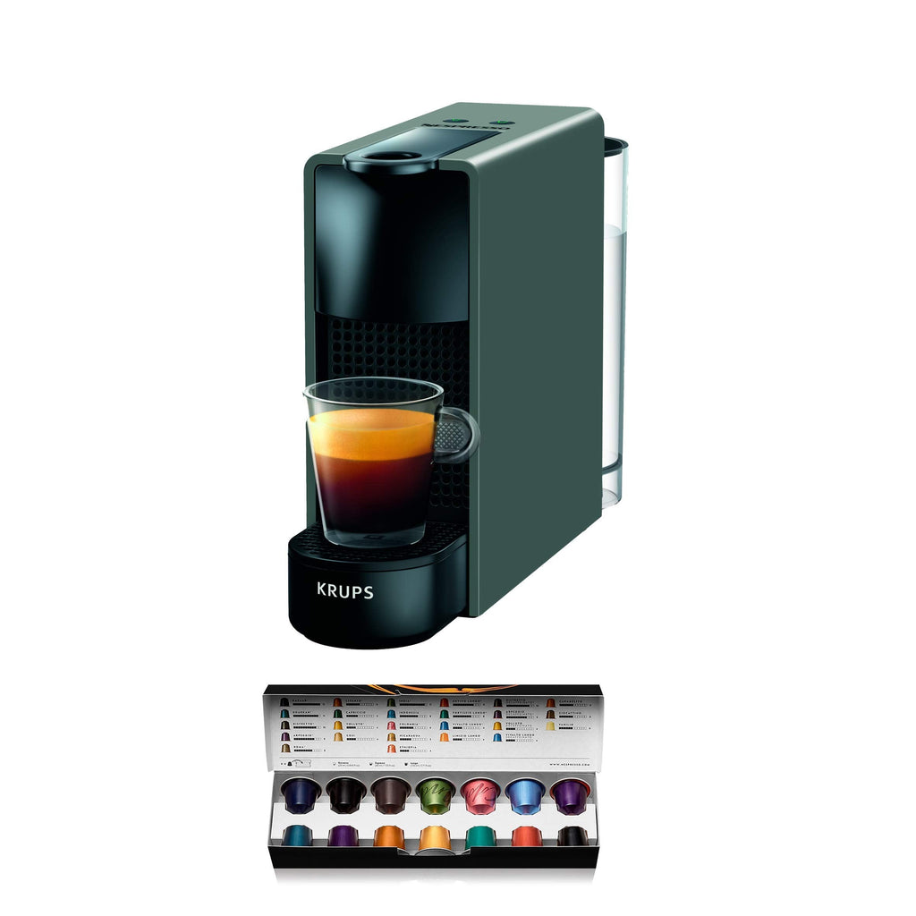 Velustro - Mini-machine à café à capsules Essenza, 0,6 L, 19 bars, XN110BRD, Noir, Gris
